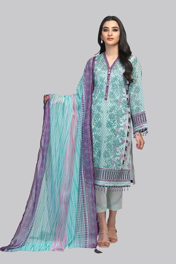 Bonanza Satrangi Asr213p60 S Green Eid Collection 2021